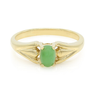 Bague en argent et Chrysoprase impériale