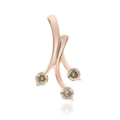 Pendentif en or et Diamant rose de France SI1 d'Argyle 
