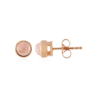 Boucles d'oreilles en argent et Morganite