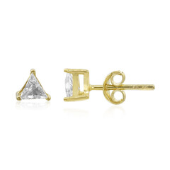Boucles d'oreilles en argent et Topaze blanche