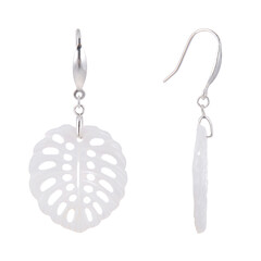 Boucles d'oreilles en argent et Nacre
