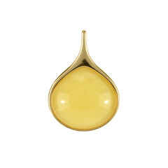 Pendentif en argent et Ambre baltique