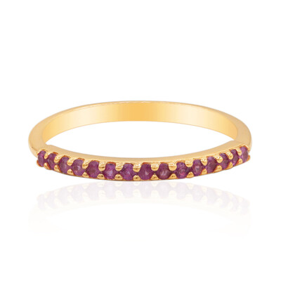 Bague en or et Rubis de Madagascar