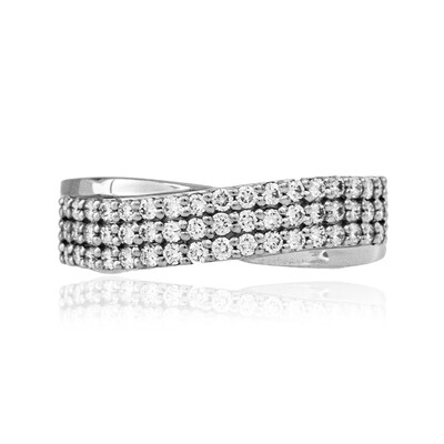Bague en platine et Diamant Flawless (F) (LUCENT DIAMONDS)