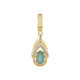 Pendentif en argent et Grandidierite