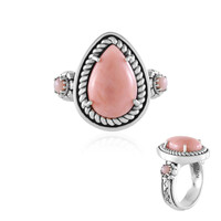 Bague en argent et Opale rose (Desert Chic)