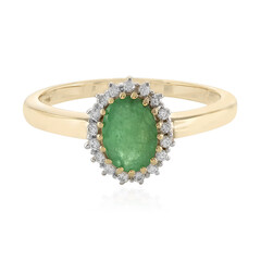 Bague en or et Emeraude de Socoto