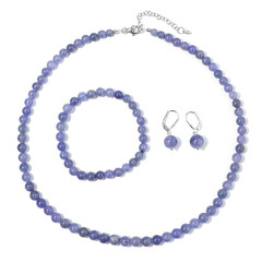 Parure en argent et Tanzanite