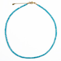 Collier en argent et Amazonite