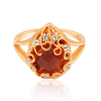Bague en argent et Cornaline