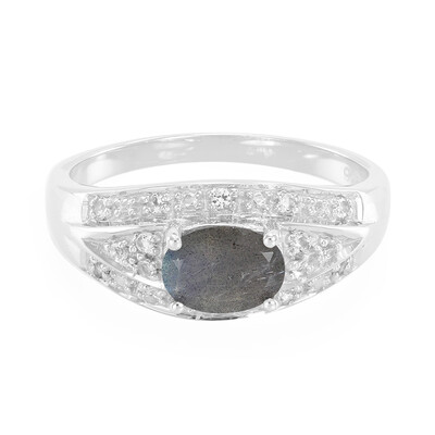 Bague en argent et Spectrolite