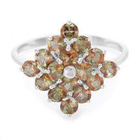 Bague en argent et Andalousite