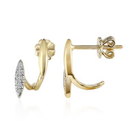 Boucles d'oreilles en or et Diamant SI1 (G)