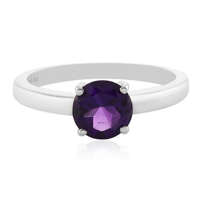 Bague en argent et Améthyste
