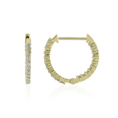 Boucles d'oreilles en or et Diamant I4 (J)