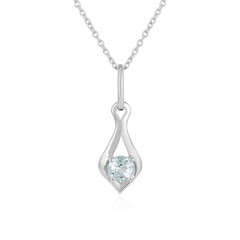 Collier en argent et Aigue-marine