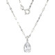 Collier en argent et Topaze blanche