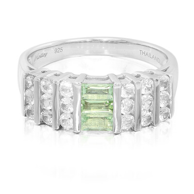 Bague en argent et Tourmaline Paraïba