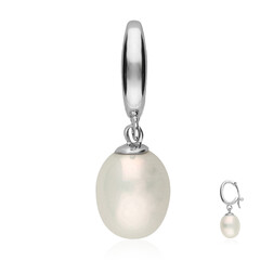 Pendentif en argent et Perle de culture d'eau douce
