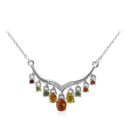 Collier en argent et Saphir