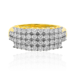 Bague en or et Diamant IF (D)
