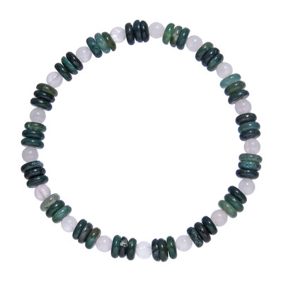 Bracelet et Agate mousse