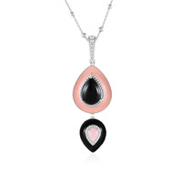 Collier en argent et Onyx noir (Dallas Prince Designs)