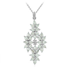 Collier en argent et Tourmaline Paraïba