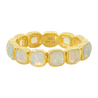 Bague en argent et Opale Welo