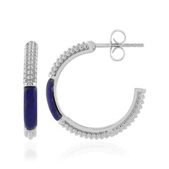 Boucles d'oreilles en argent et Lapis-Lazuli