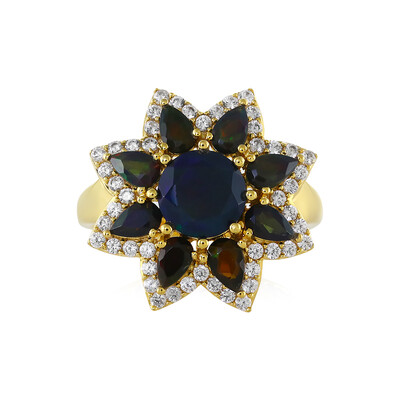 Bague en argent et Opale Mezezo