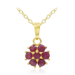 Collier en argent et Rubis