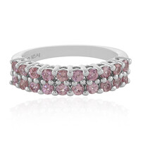 Bague en argent et Grenat de Malaya