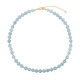 Collier en argent et Aigue-marine du Brésil