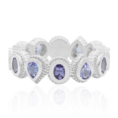 Bague en argent et Tanzanite (Dallas Prince Designs)