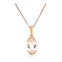 Collier en or et Morganite AAA