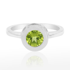 Bague en argent et Péridot