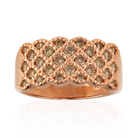 Bague en or et Diamant rose de France SI1 d'Argyle 