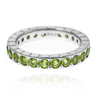Bague en argent et Péridot