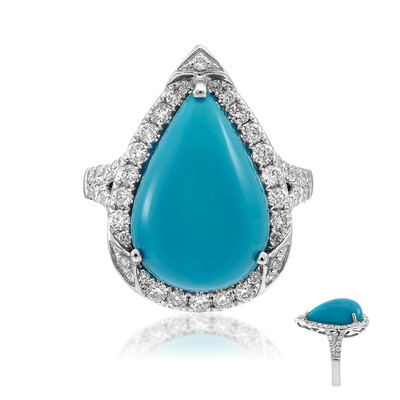 Bague en or et Turquoise Sleeping Beauty