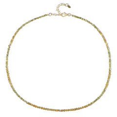 Collier en argent et Diamant jaune (Riya)