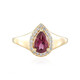 Bague en argent et Grenat Umbalite