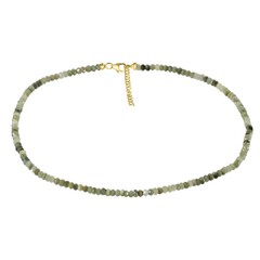 Collier en argent et Chrysobéryl