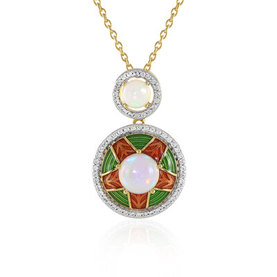 Collier en argent et Opale Welo (Adela Silber)