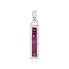Pendentif en argent et Grenat Rhodolite