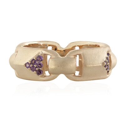 Bague en argent et Grenat Rhodolite