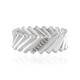 Bague en argent et Diamant champagne I3 (de Melo)