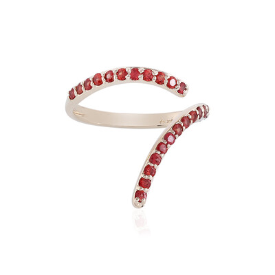 Bague en or et Rubis de Tanzanie (de Melo)
