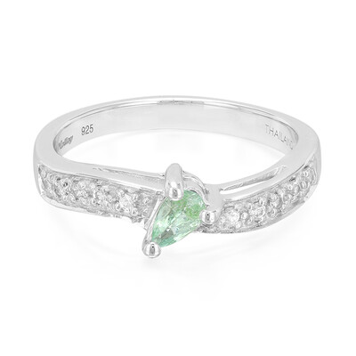 Bague en argent et Tourmaline Paraïba