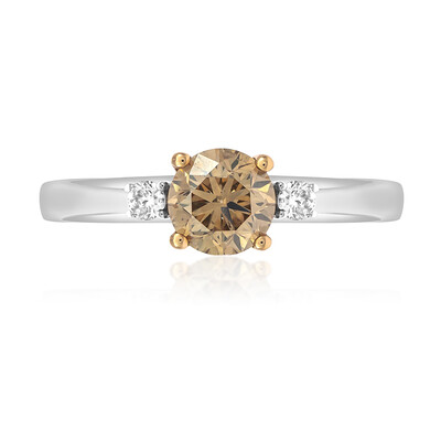 Bague en or et Diamant chocolat SI2 (CIRARI)